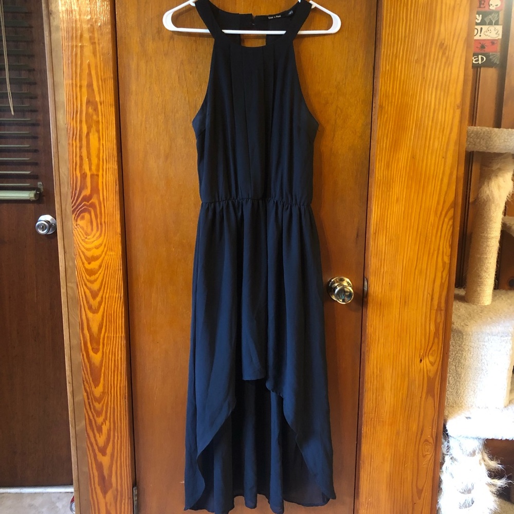 Black High-low Dress